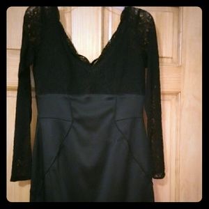 MAGGY LONDON size 10 Black Lace embellished Dress